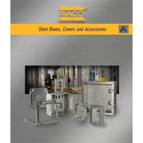 raco metal box cover|raco boxes catalog.